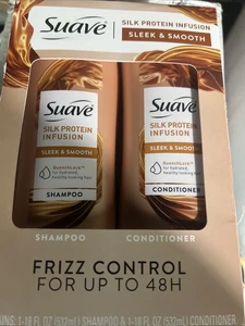 Suave Silk Protein InfusionShampoo & Conditioner Lot of 2 Pack,18oz each bottle - Picture 1 of 2