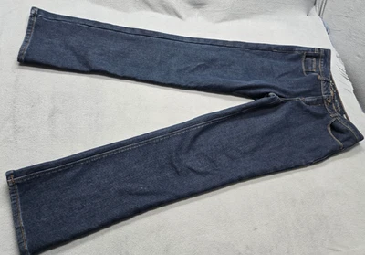 Natural Reflections Jeans Womens 6 Straight Leg Fleece Lined Flannel Warm Pants - Image 1 of 4