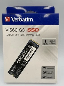 SSD interne Verbatim S3 1 To Vi560 Sata III M.2 2280 (49364) NEUF SCELLÉ - Photo 1/2