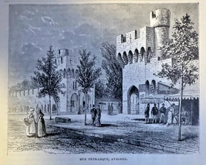 1879 Southern France Lyons Orange Avignon Tarascon Arles Nimes - Picture 1 of 6