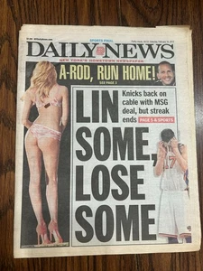 JEREMY LIN - 18. FEBRUAR 2012 NEW YORK DAILY NEWS "LIN EINIGE VERLIEREN EINIGE" - Bild 1 von 1