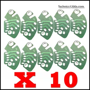 10 X TECHNICS 1200 1210 STOCK RCA CIRCUITO STAMPATO PCB SCHEDA PC MK2 - MK6 - Foto 1 di 2