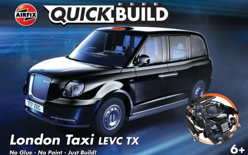 Modellino auto kit di montaggio model kit Airfix QUICK BUILD LONDON TAXI - Immagine 1 di 1