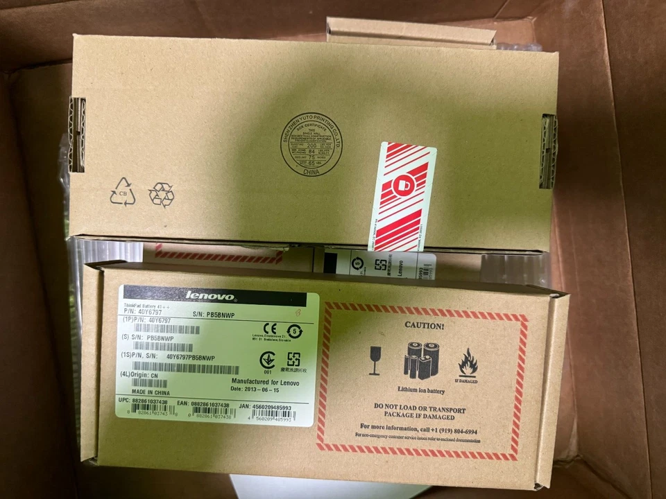 Batería de fábrica al por menor Lenovo y 41++ (9 celdas) 40Y6797 t500 t61p r500 t60p r61 Foto 1 de 4