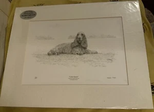 Estampado artístico ""Cocker Spaniel"" de Stephen Mead - Edición limitada litografía estampado de 850 - Imagen 1 de 6