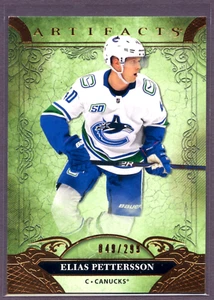 Elias Pettersson 2020-21 Upper Deck Artifacts #130 Copper Parallel /299 Canucks - Bild 1 von 2