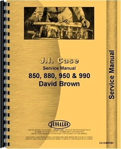 David Brown 850 880 950 Tractor Service Repair Manual Case - Picture 1 of 6