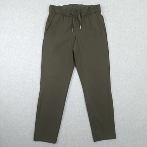 Lululemon Pants Womens 4 Green On The Fly 7/8 Luxtreme Stretch Casual Active - Picture 1 of 7