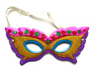 Adult Plastic Colorful Costume Sparkle Mask