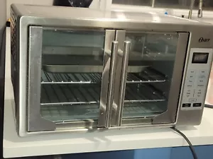 Oster Digital French Door Turbo Convection Countertop Oven Brushed Stainless - Picture 1 of 8