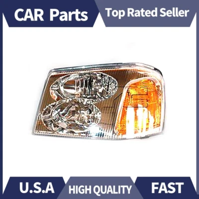 Conjunto de farol esquerdo para GMC Envoy 2008 2007 2006 2005 2003 2004 2002 - Imagem 1 de 3