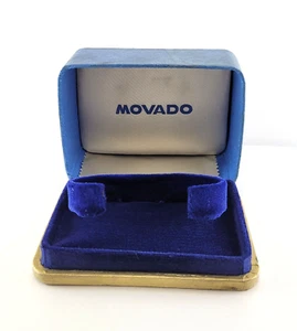 Vintage MOVADO Scatola azzurra per presentazione Orologio da polso. Ca. 1960 - Foto 1 di 10