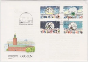 Sweden FDC 1989, The Globe, Mint - Picture 1 of 1