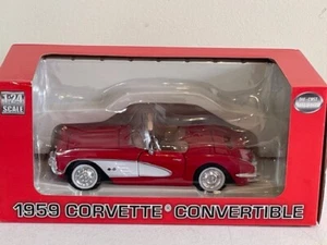 RARE Crown Premiums Lennox Heatcraft 1959 Corvette Convertible, Red, 1/24, NIB - Picture 1 of 4