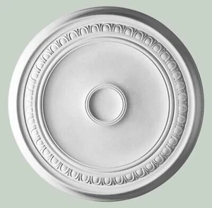 Orac Decor R77 Rosone Plafone Rotondo Tondo Muro Poliuretano Bianco Ø62 H4,2 cm - Imagen 1 de 2