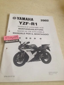 Yamaha YZF-R1 2002 YZF 1000 R1 Instalacion Manual Montaje Preparación - Imagen 1 de 5