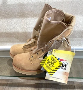 Botas Belleville 220 DES ST Clima Caliente Tostado Puntera de Acero para Hombres Talla 5 REG NUEVAS - Imagen 1 de 7