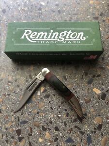 Vintage Remington R-81 Stockman Knife Wood Handle - MADE IN USA