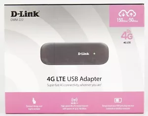 Adaptador USB D-Link DWM-222 4G LTE, Hasta 150 Mbps Abajo, plug n play, RÁPIDO 🚚💨 - Imagen 1 de 5