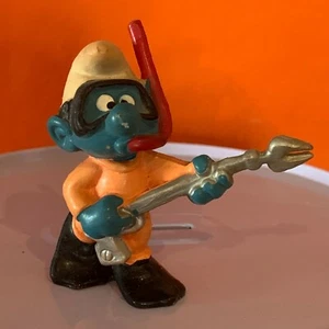 Puffo Subacqueo Sub con fiocina Giocatore Basket SMURF SMURFS SCHTROUMPF 1979 - Imagen 1 de 2