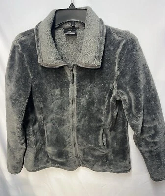 Chaqueta 32 Degrees Heat para mujer Gris Medio Suave Acogedora Terciopelo Completo Cremallera Fleece Foto 1 de 3