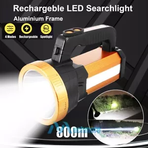 Tragbarer superheller 138000LM LED Suchscheinwerfer Handstrahler wiederaufladbar - Bild 1 von 52