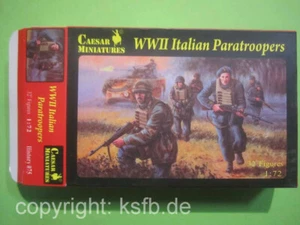1:72 Caesar H075 WKII Italien Fallschirmjäger Italian Paratroops Soldaten Armee - Picture 1 of 4