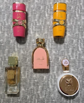 Lote de 5 fragancias mujer árabe Foto 1 de 4
