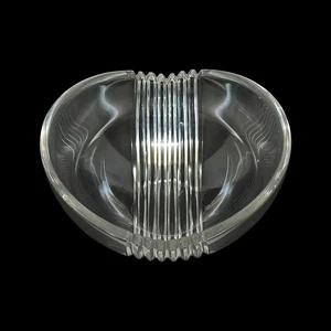 TIFFANY & CO CRYSTAL METROPOLIS ROUND BOWL 9.5" ART DECO - Picture 1 of 4