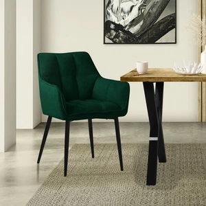 Sillas de comedor cómoda con reposabrazos sillón ergonómico para salón/cocina - Imagen 1 de 43