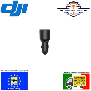 DJI Mavic 3, 3 Classic Pro Cine Caricabatterie originale alimentatore Auto 12V - Foto 1 di 1