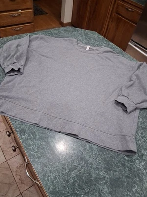 Lululemon Perfectly Oversized Crewneck sweatshirt Gray Womens Size 18 2x Boxy  - Image 1 of 4