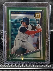 Cole Young 2025 Donruss Rated Propect Holo Green #115/199 #152 - Mariners - Picture 1 of 2