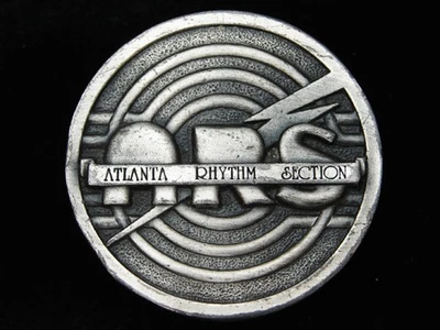 PL21164 VINTAGE 1977 **SECCIÓN RÍTMICA DE ATLANTA** HEBILLA CONMEMORATIVA DE MÚSICA DE BANDA Foto 1 de 2