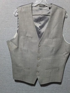 express Herren Große Weste Grau Business Profi Formal Anzug - Bild 1 von 6