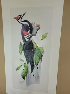 Art LaMay Signed Limited Edition Numbered Print,"WOODSY DUO" 564/950 - Picture 1 of 14