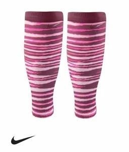 Nike Pro Calf Sleeves Pair Women’s XS/S Tiger Print Fuchsia Pink NRSA26752S - Picture 1 of 4
