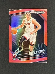 2024-25 Panini Prizm Black Nikola Jovic #194 Red Prizm /299 - Picture 1 of 2