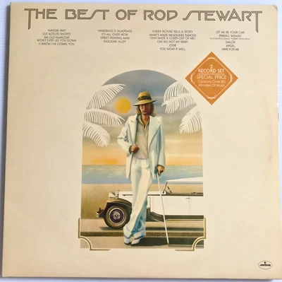Rod Stewart – The Best Of / Greatest Hits 2LP Vinyl Compilation - Image 1 of 4