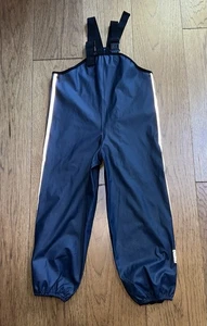 Reima Lammikko Regenhose dunkelblau wasserdicht Trägerhose Latzhose Gr. 7 EU 122 - Bild 1 von 3