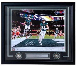 Cooper DeJean Signed Framed 16x20 Eagles Super Bowl 59 Pick Six Photo Fanatics - Picture 1 of 2