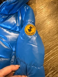 Save the Duck königsblaue gefütterte Kleinkindjacke Größe 3-6 Monate Neu mit Etikett - Bild 1 von 8