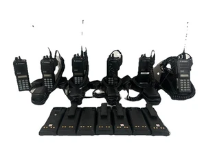 (5) MOTOROLA MTS2000 H01UCD6PW1BN TOP DISPLAY 800 MHz - Battery, Charger, Mic - Picture 1 of 18