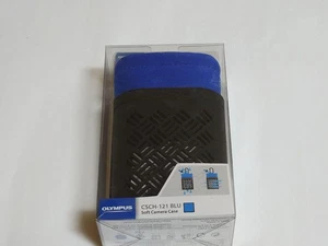Estuche blando para cámara Olympus CSCH-121BLU nuevo sin usar azul ligero - Imagen 1 de 7
