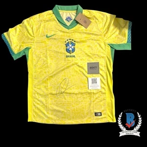 Camiseta deportiva firmada por Raphinha Nike Brasil Copa América BAS Beckett certificado de autenticidad automática - Imagen 1 de 3