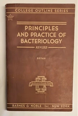 Principles and Practice of Bacteriology Revised 3rd Edition Bryan Paperback 1947 - Image 1 of 4