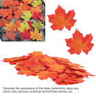 100Pcs Artificial Maple Leaves For Autumn Leaf Table Decor(Red And Yellow) ◮