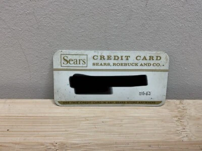 Vintage SEARS ROEBUCK Credit Card Princess Size Expired B15 - Image 1 of 2