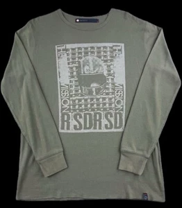 Roland Sands Design RSD Mens Large Quilted Thermal Long Sleeve Shirt - Picture 1 of 9