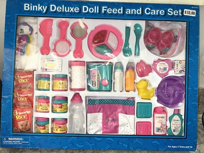 De colección Nuevo Binky Deluxe, Juego de Alimentación y Cuidado para Muñecas Dolly Feeding Foto 1 de 4